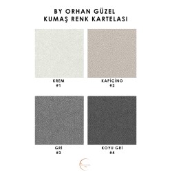 POLO BOHEM GÜMÜŞ BENCHLİ MASA TAKIMI - 4