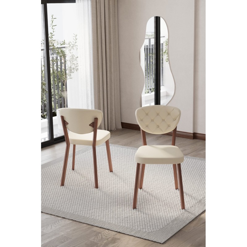 Emco Ahşap Görünümlü Sandalye Serisi - 2