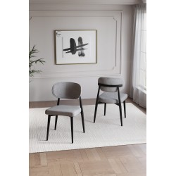 POLO SİYAH KAPLAMALI SANDALYE - 3