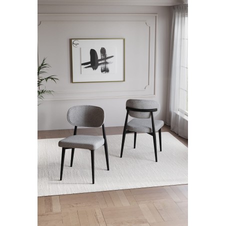 POLO SİYAH KAPLAMALI SANDALYE - 3