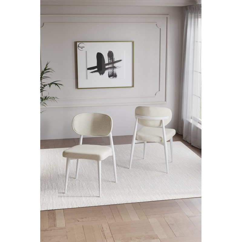 POLO BEYAZ KAPLAMALI SANDALYE - 3