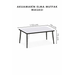 Firkete Serisi Gold Kaplamalı Masa - 2