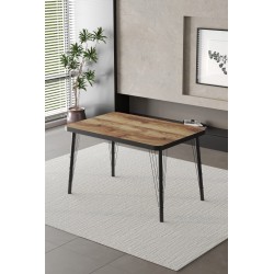 FİRKETE SİYAH KAPLAMALI MASA - 2