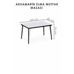 FİRKETE SİYAH KAPLAMALI MASA - 4