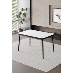 FİRKETE SİYAH KAPLAMALI MASA - 1