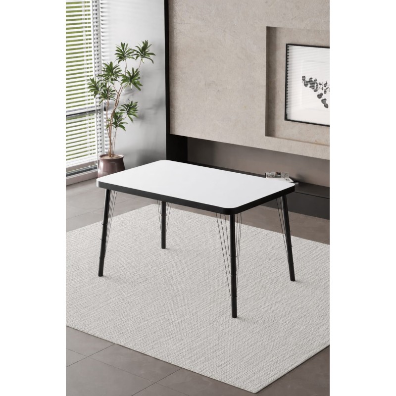 FİRKETE SİYAH KAPLAMALI MASA - 1