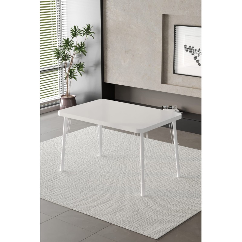 FİRKETE BEYAZ KAPLAMALI MASA - 3