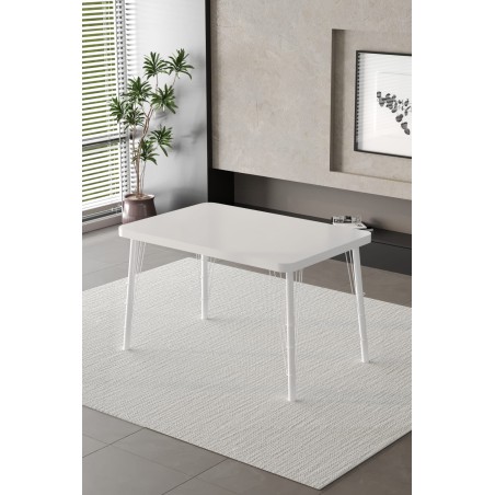 FİRKETE BEYAZ KAPLAMALI MASA - 3