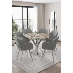 copy of WEGA 8GEN 6 KİŞİLİK GOLD MASA TAKIMI - 3