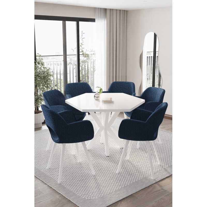 copy of WEGA 8GEN 6 KİŞİLİK GOLD MASA TAKIMI - 3